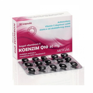 AKTIVAL KOENZIM Q10 60 + E VIT KAPSULE A30